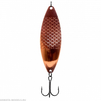 Блесна Лососевая колеб. ПЕРЕКАТ 35ГР; 9см 06 медь чешуя (PR-P-35-06) Premier( цена указана за упаковку, в количестве 5шт.)