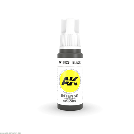 AK11029 Краска акриловая Black 17ml