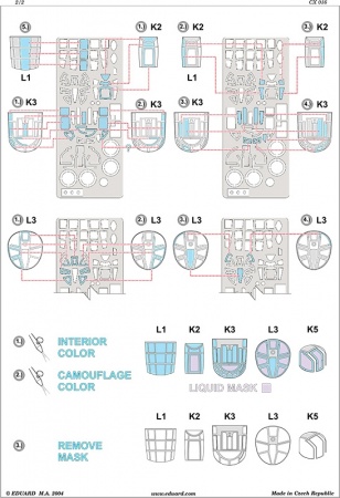 CX016ED Окрасочная маска B-25J