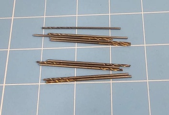 42561J Мини-сверло, HSS 6542 (M2), титановое покрытие, d 0,6 мм, 10 шт.