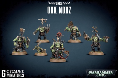 50-12GW Набор Орки. Нобы (Ork Nobz) 50-12GW Набор Орки. Нобы (Ork Nobz)