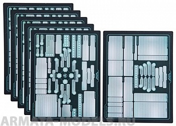 STFLА99ST Чужой: Набор бланков для игры (5 бланков персонажа + бланк корабля)