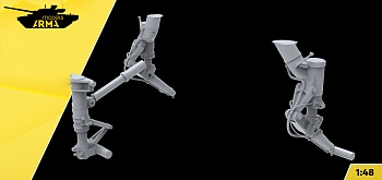 AM48271 Миниатюра Высокодетализированные стойки с гидравликой
