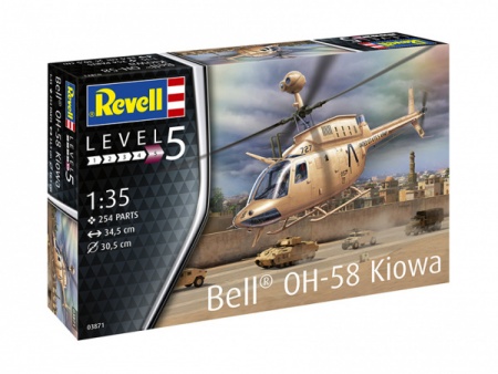 03871RE Американский лёгкий вертолёт OH-58 Kiowa Revell