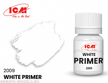 C2009 Краска для творчества, 17 мл, Грунтовка, цвет Белый(White)