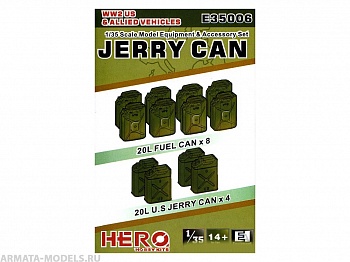 E35006-FRE Jerry Can Of WW2 Us & Allied Vehicles