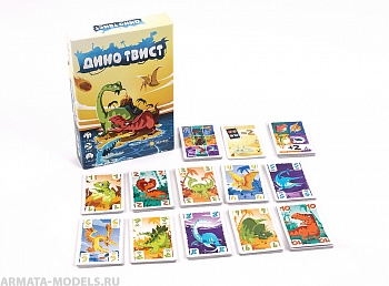 PG12002EUR Игра настольная Дино Твист PG12002EUR Игра настольная Дино Твист