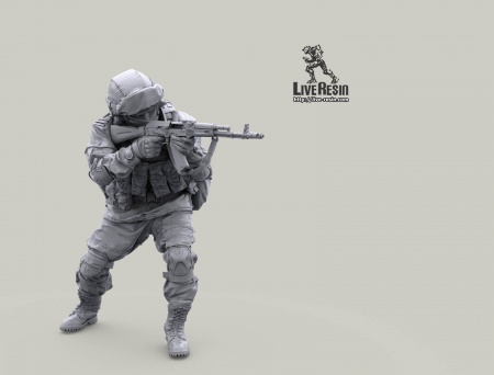 LRM35083 Современный солдат Российской Армии - стрелок - 28 Live Resin