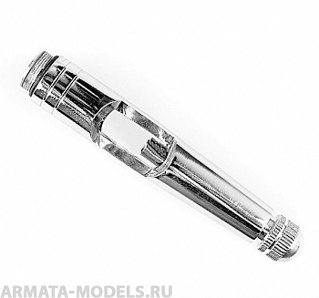 5882 Защитный колпак задний с регулятором подачи краски в сборе, с окном для регулировкииглы, хром 5882 Защитный колпак задний с регулятором подачи краски в сборе, с окном для регулировкииглы, хром
