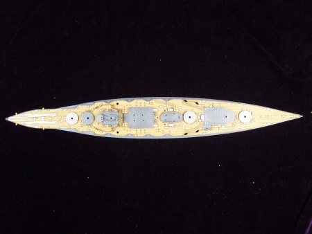 AW20015 Деревянная палуба для IJN HIEI