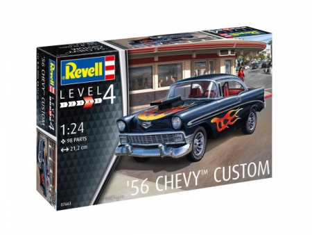 07663RE Автомобиль '56 Chevy Customs Revell