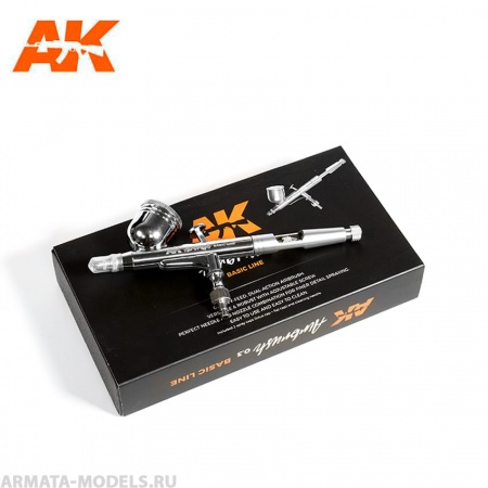 AK9000 Аэрограф AK Airbrush Basic Line 0.3