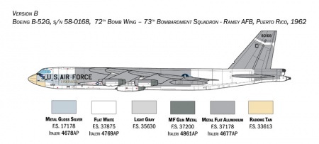 1451ИТ Самолет B-52G Stratofortress Italeri