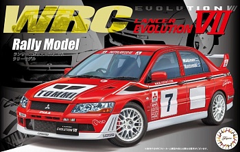 FU04766 Сборная модель Mitsubishi Lancer Evolution VII WRC Rally Model FU04766 Сборная модель Mitsubishi Lancer Evolution VII WRC Rally Model