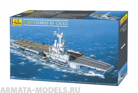 81072HL Авианосец Шарль Де Голь (1:400) Heller