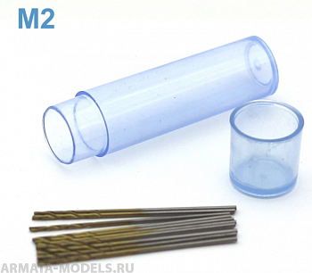 42566J Мини-сверло, HSS 6542 (M2), титановое покрытие, d 0,85 мм, 10 шт.