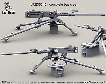 LRE35045 Пулемёт M2 Browning .50 калибр на треноге M3,,15.0000,Пулемёт M2 Browning .50 калибр на треноге M3,,