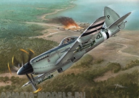 SH72259 Истребитель Supermarine Seafire FR Mk.47 KoreanWar Fighter-Bomber Special Hobby