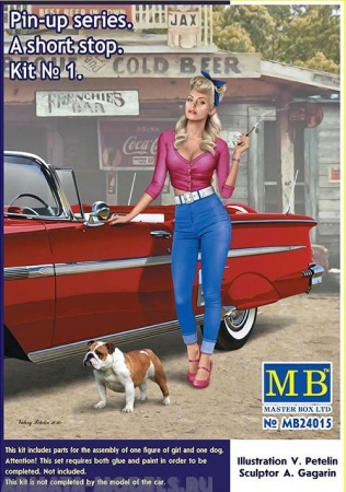 MB24015 Фигуры, Серия Пин-ап. Краткая остановка. Набор №1 Master Box (MB)