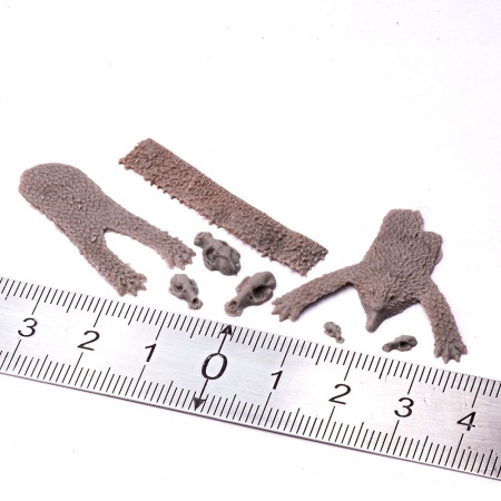 T105MWP Молд Волчьи шкуры и черепа, размер S