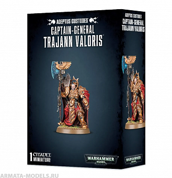 01-10GW Набор Адептус Кустодес. Капитан-генерал Траян Валорис (Adeptus Custodes. Captain-General Trajann Valoris)