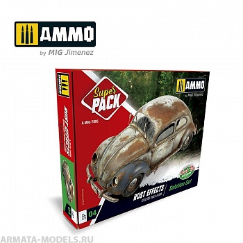 AMIG7805 Ammo Mig Подарочный набор эффектов ржавчины RUST EFFECTS. SOLUTION SET AMIG7805 Ammo Mig Подарочный набор эффектов ржавчины RUST EFFECTS. SOLUTION SET