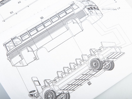 4041AVD Сборная модель ЗИС-129 AVD Models
