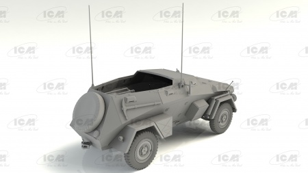 35110 Sd.Kfz. 247 Ausf.B, Германский бронеавтомобиль управления ICM