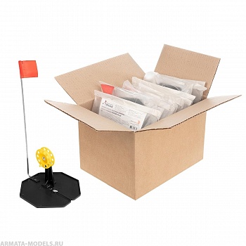 Комплект жерлиц на подставке Зима 185-65 (d осн.185мм, d катушки 65мм) 10шт (TR-ZHZ-04-K10) Трофей