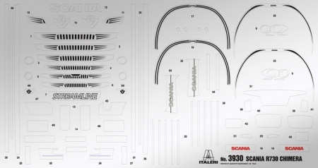 3930ИТ ГРУЗОВИК SCANIA R730 STREAMLINE CHIMERA Italeri