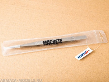 0013MCH Пинцет острогубый для моделизма