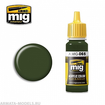 AMIG0065 Ammo Mig Акриловая краска FOREST GREEN 17 мл AMIG0065 Ammo Mig Акриловая краска FOREST GREEN 17 мл
