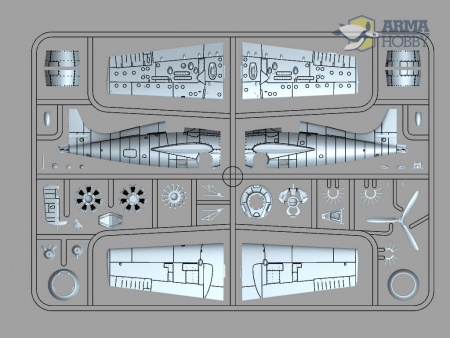 AH70047 F4F-4 Wildcat Expert Set Arma Hobby