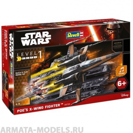 06750 Звездные войны Истребитель По, Собери и играй Revell