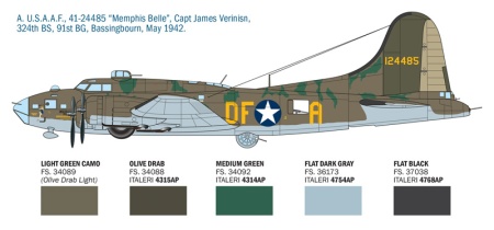 1487ИТ B-17F ЛЕТАЮЩАЯ КРЕПОСТЬ 