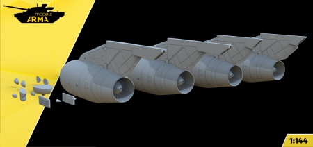 AM7011Z Военно-транспортный самолет Ил-76МД-90А AM7011Z Военно-транспортный самолет Ил-76МД-90А