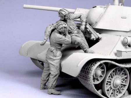 T35113 Экипаж подбитого советского танка (T-34/76) (2) Tank