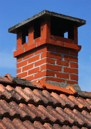 5178 труба печная кирпичная (мдф, пластик)