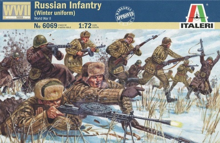 6069ИТ Солдатики Russian Infantry - Winter Uniform Italeri