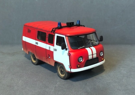 43001 УАЗ 3909 Буханка Пожарная служба Звезда