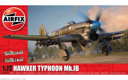 A02041A Самолет Hawker Typhoon Mk.Ib Airfix A02041A Самолет Hawker Typhoon Mk.Ib Airfix