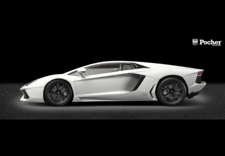 Lamborghini Aventador White Isis  (Глянцевый белый)
