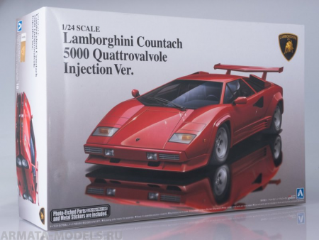 01154 Lamborghini Countach 5000 Quattrovalvole Injection Ver Aoshima