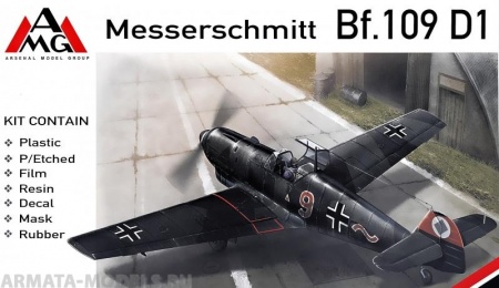 AMG48719 Самолет Messerschmitt Bf.109D-1 AMG models