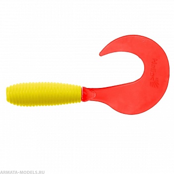 Твистер Credo 3,35"/8,5 см Yellow RT 7шт. (HS-11-038) Helios