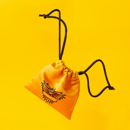 1170 Тканевый мешок с печатью (желтый)