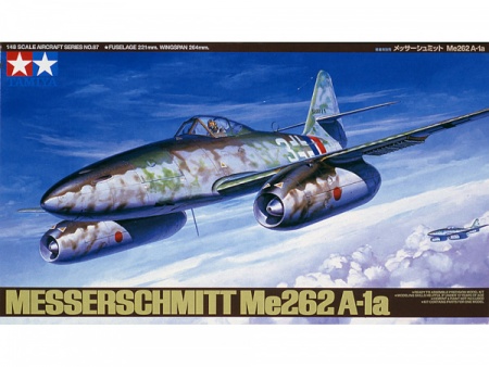61087 Немецкий истребитель MESSERSCHMITT Me262 A-1a (4 варианта декалей) Tamiya