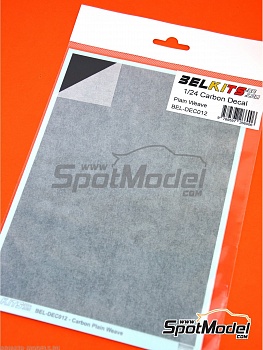 BELDEC012 Декаль для имитации карбона DECAL Carbon Plain Weave (A5 size sheet)