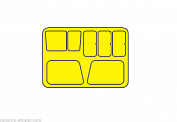 AM72106 Маска окрасочная для Тополь Звезда AM72106 Маска окрасочная для Тополь Звезда