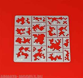 3831J Трафарет Цифровой камуфляж, мелкий 3831J Трафарет Цифровой камуфляж, мелкий